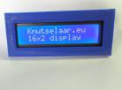I2C Bordje + 1602 Blauw LCD + Bezel