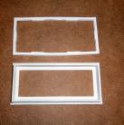 Witte bezel voor 20x4 LCD display