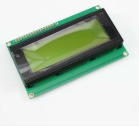 20x4 LCD Display Geel-Groen