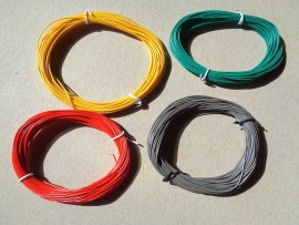 4x 10 Meter soepel AWG26 Mix