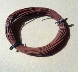 10 Meter soepel AWG26 Bruin