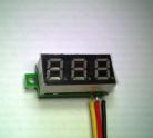 3 Draads Mini Voltmeter