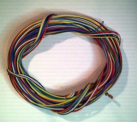 8x 5 meter 30AWG Draad