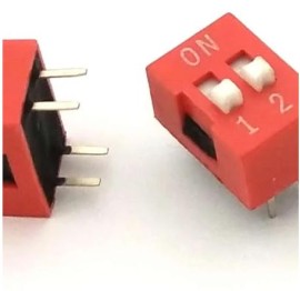 2x Dip Switch 2-polig