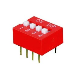 2x Dip Switch 4-polig