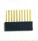 Pinheader 2.54mm  4x  10 pins Female Lange Pinnen