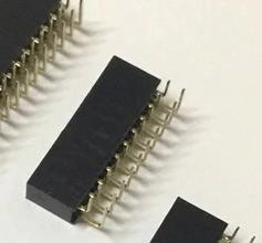 Pinheader 2.54mm  2x10 pins Female Haaks