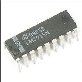 LM3915 LEDBar Driver IC logaritmisch