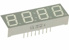 7 Segment 4 digit 0.4 Inch Display Groen