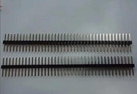 Pin Header 2.54mm  3x 1x40 pins Recht Male 15mm