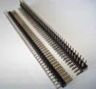 Pinheader 2.54mm  1x  2x40 pins Haaks