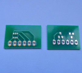 2x SOT23-SIL6 adapter