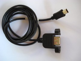 USB A Female (Chasis) -Mini 5 polig 85 cm